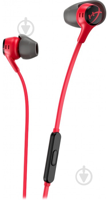 Наушники HyperX Cloud Earbuds II 3.5 мм red (705L8AA) - фото 1 Наушники HyperX Cloud Earbuds II 3.5 мм red (705L8AA) - фото 1