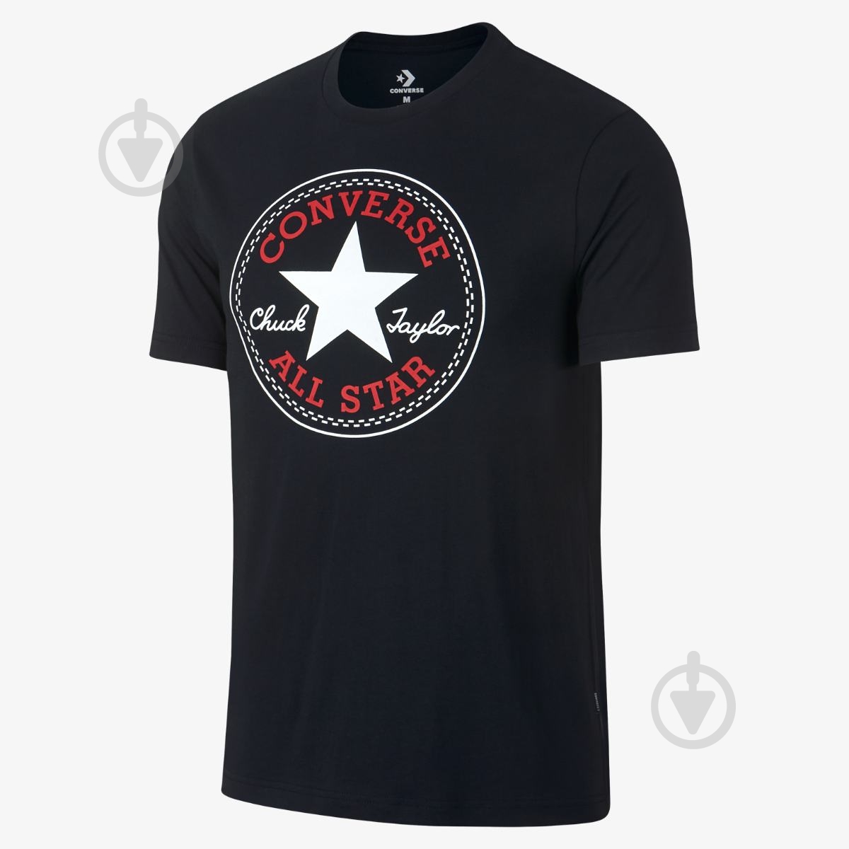 Футболка Converse MENS_KNIT_T-SHIRT 10007887-001 р.L чорний - фото 1 Футболка Converse MENS_KNIT_T-SHIRT 10007887-001 р.L чорний - фото 1