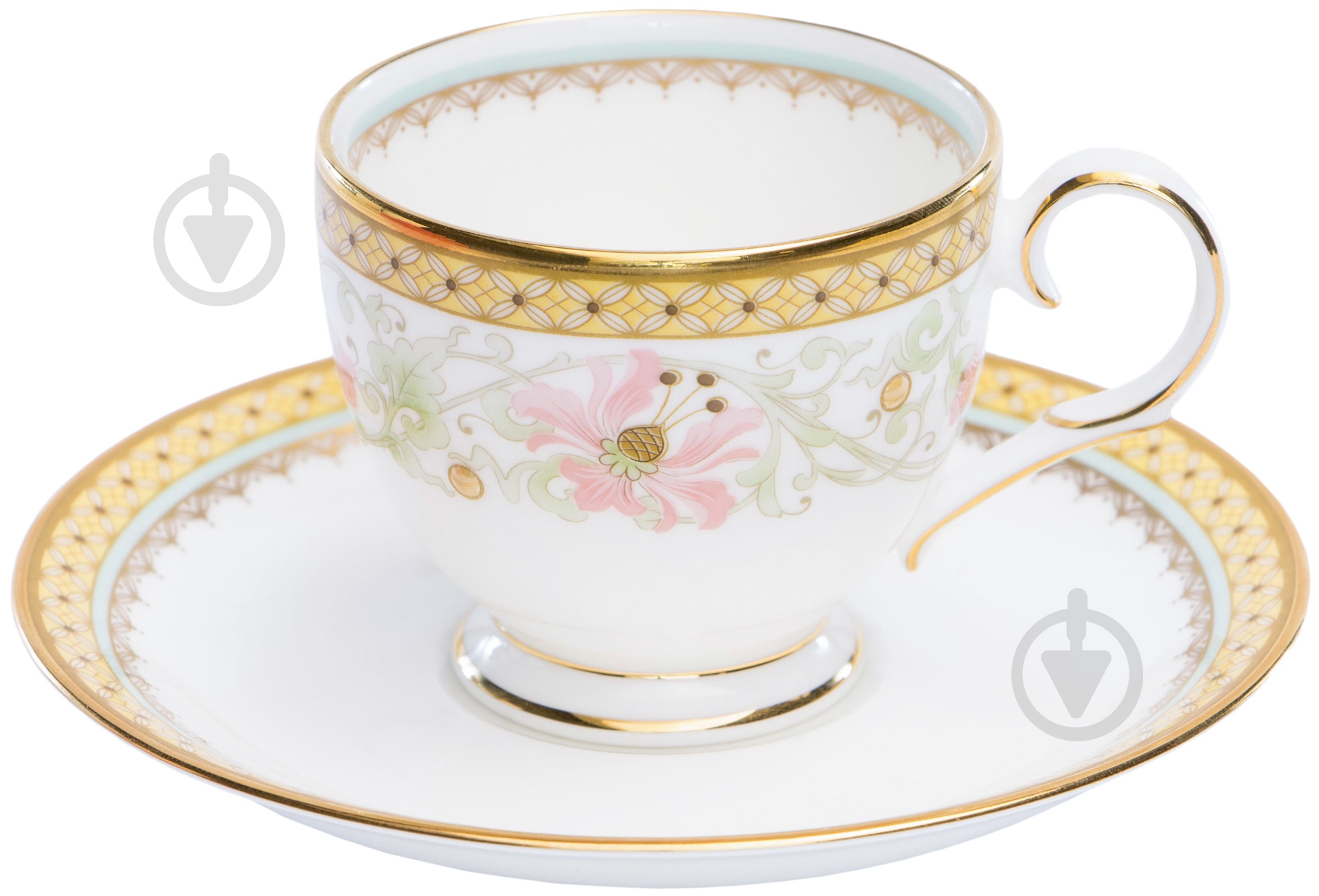 Чашка с блюдцем Noritake Blooming Splendor 100 мл 20120 - фото 1