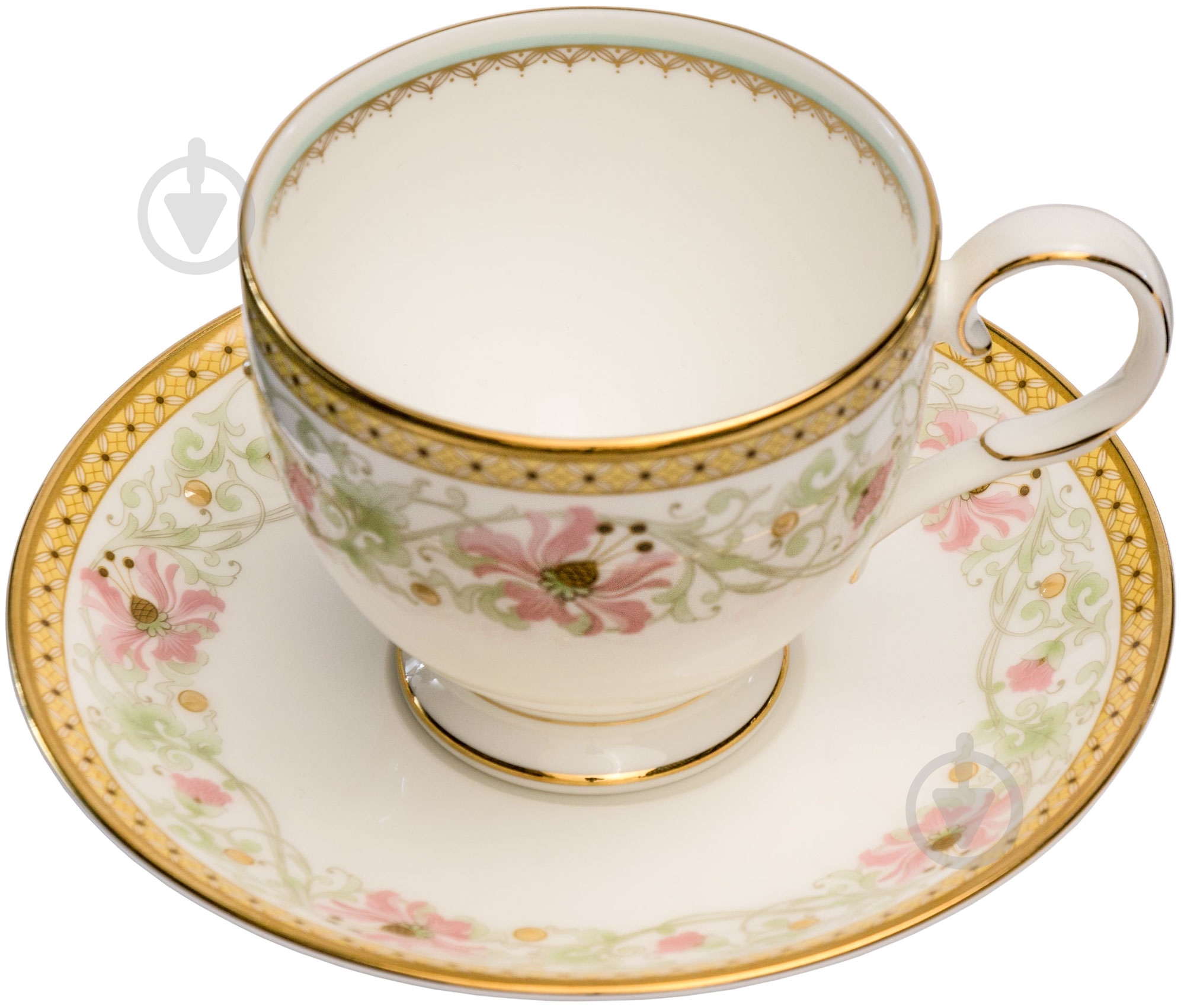 Чашка с блюдцем Noritake Blooming Splendor 250 мл 20117 - фото 2 Чашка с блюдцем Noritake Blooming Splendor 250 мл 20117 - фото 2