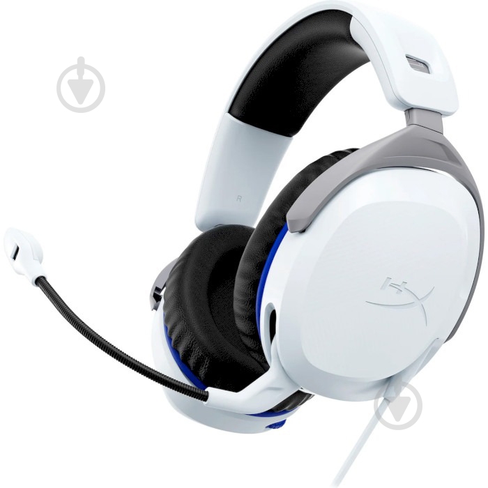 Навушники HyperX Cloud Stinger 2 PS4/PS5 white/blue (75X29AA) - фото 1 Навушники HyperX Cloud Stinger 2 PS4/PS5 white/blue (75X29AA) - фото 1