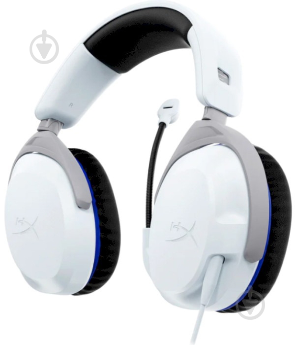 Навушники HyperX Cloud Stinger 2 PS4/PS5 white/blue (75X29AA) - фото 3 Навушники HyperX Cloud Stinger 2 PS4/PS5 white/blue (75X29AA) - фото 3
