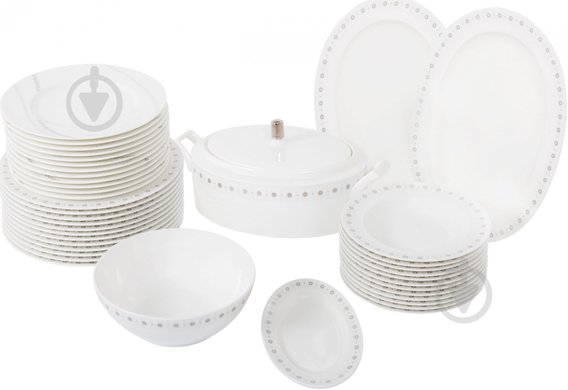 Сервіз столовий Noritake Бретон 42 предмети на 12 персон - фото 1