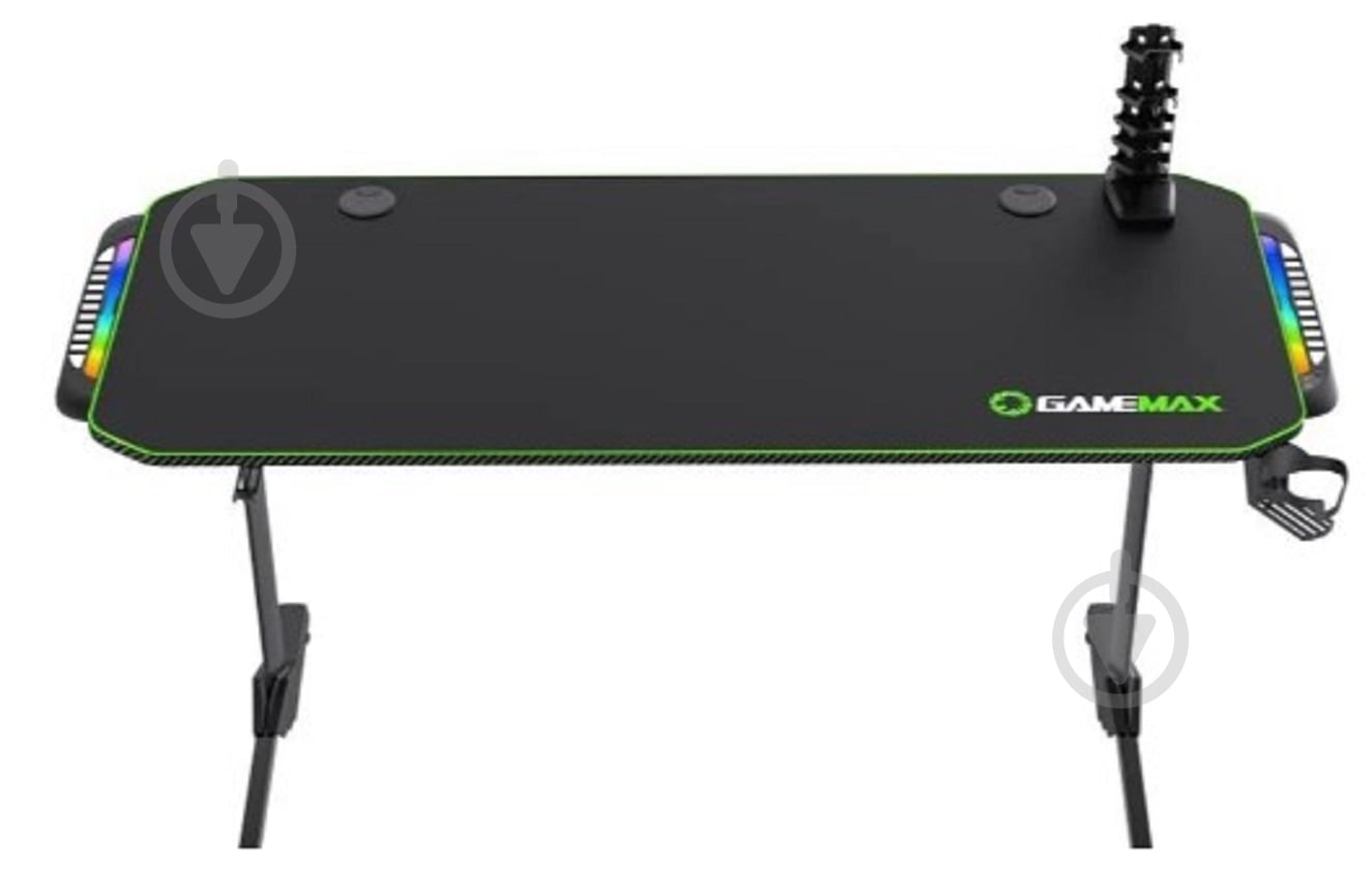 Стол игровой GameMax D140 Carbon RGB Black - фото 1