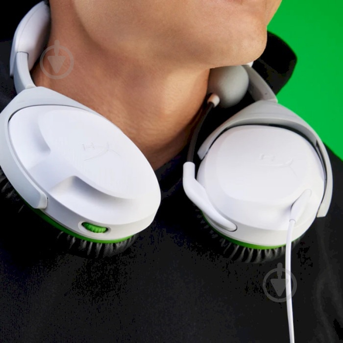 Навушники HyperX Cloud Stinger 2 Xbox white/green (75X28AA) - фото 9