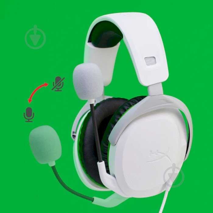 Навушники HyperX Cloud Stinger 2 Xbox white/green (75X28AA) - фото 10