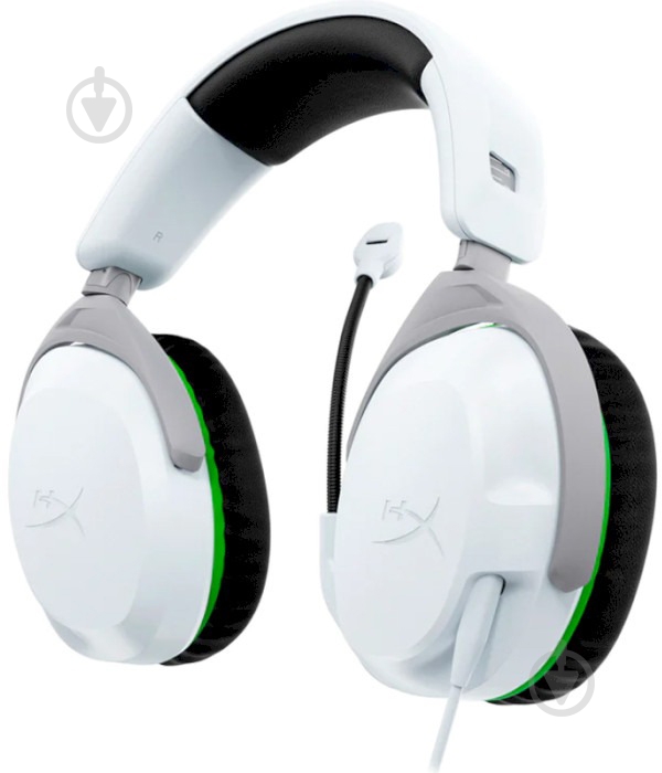 Навушники HyperX Cloud Stinger 2 Xbox white/green (75X28AA) - фото 3