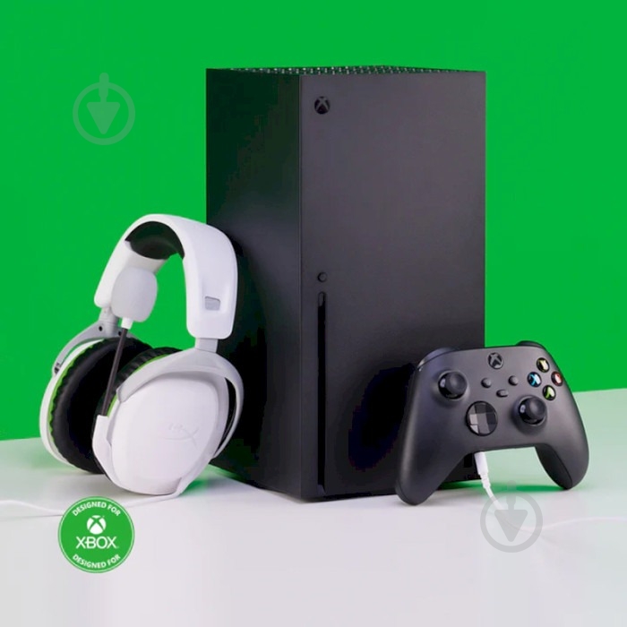 Навушники HyperX Cloud Stinger 2 Xbox white/green (75X28AA) - фото 8
