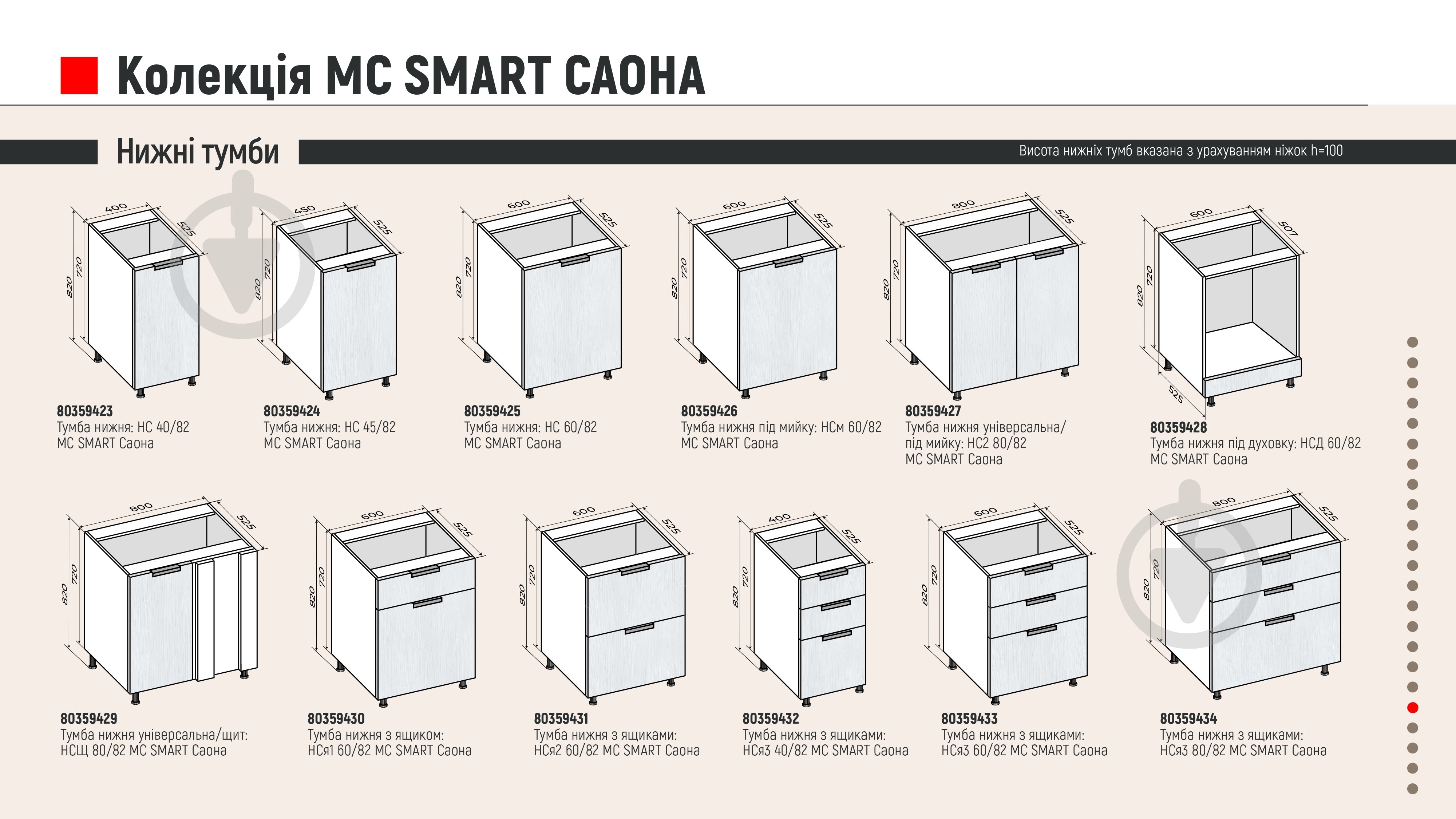 Кухня МС SMART Саона (без стільниці) МДФ 1,4 м - фото 5