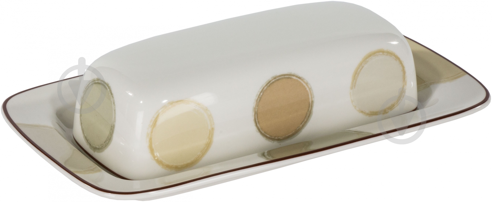 Маслянка Noritake Mocha Java для масла з кришкою 22*13 см - фото 1