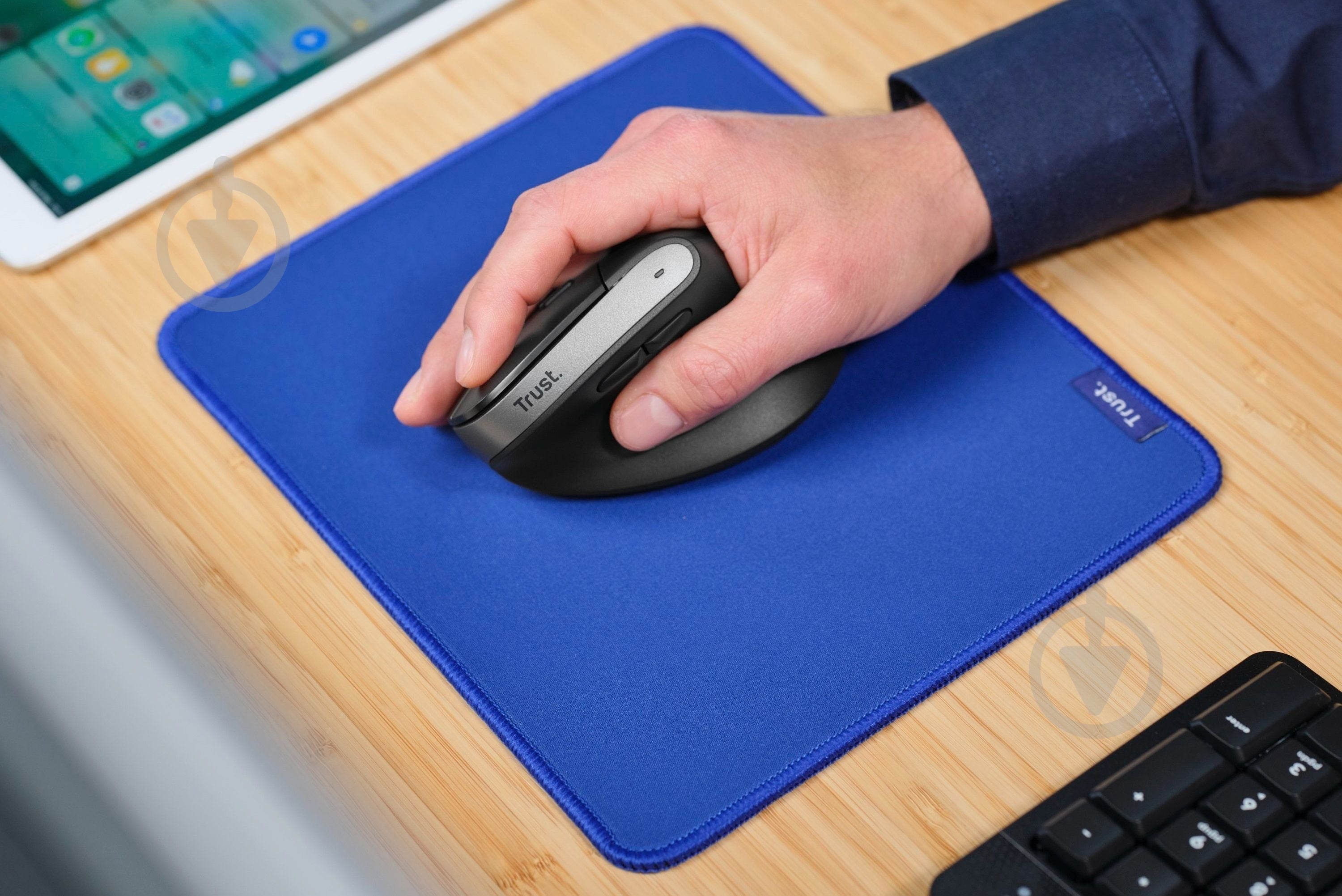 Мышь Trust Bayo 2 Ergonomic WL/USB-A black (25146_TRUST) - фото 8