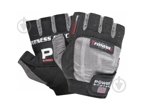 Перчатки для фитнеса Power System PS_2300E р. XS черный с серым - фото 2
