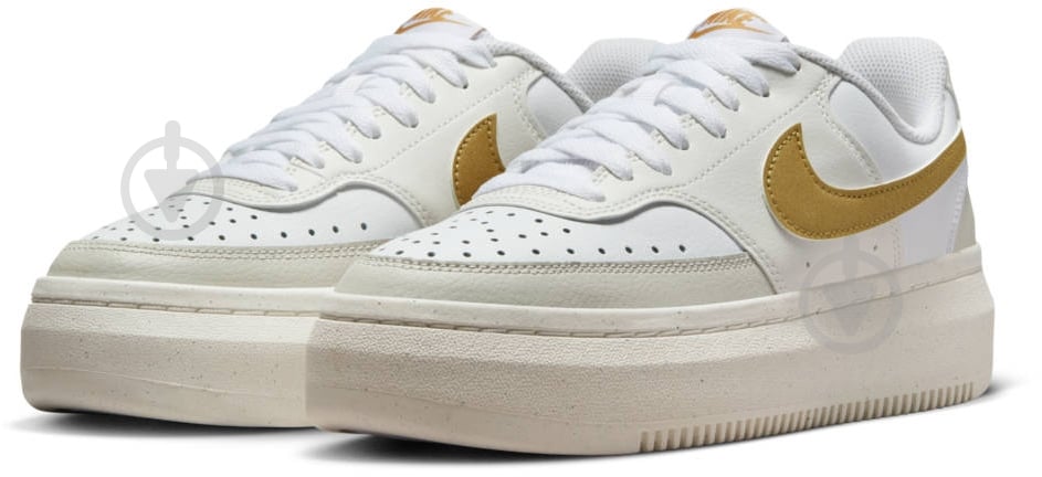 Кроссовки женские демисезонные Nike Court Vision Alta DZ5394-100 р.40 белые - фото 5