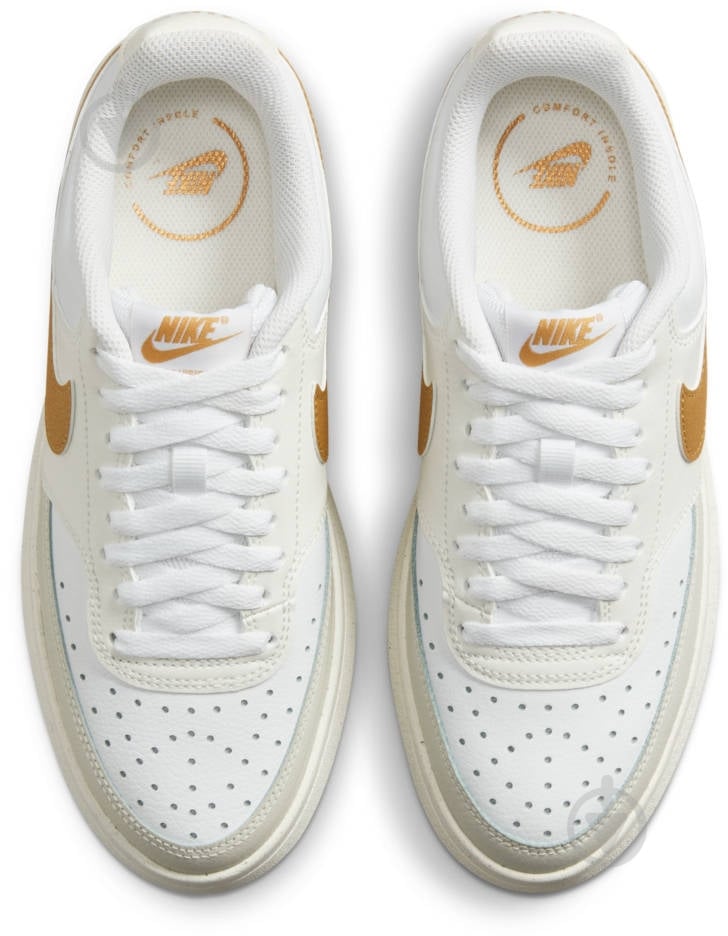 Кроссовки женские демисезонные Nike Court Vision Alta DZ5394-100 р.40 белые - фото 6