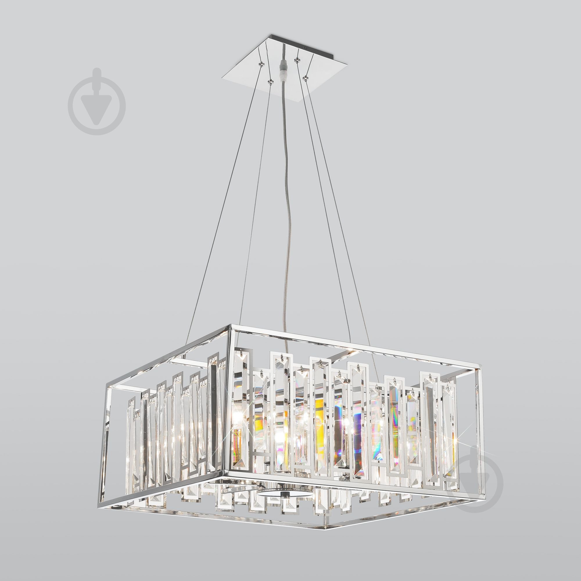 ВИТРИНА! Люстра подвесная Strotskis Cella 312/6 6x60 Вт E14 хром - фото 1