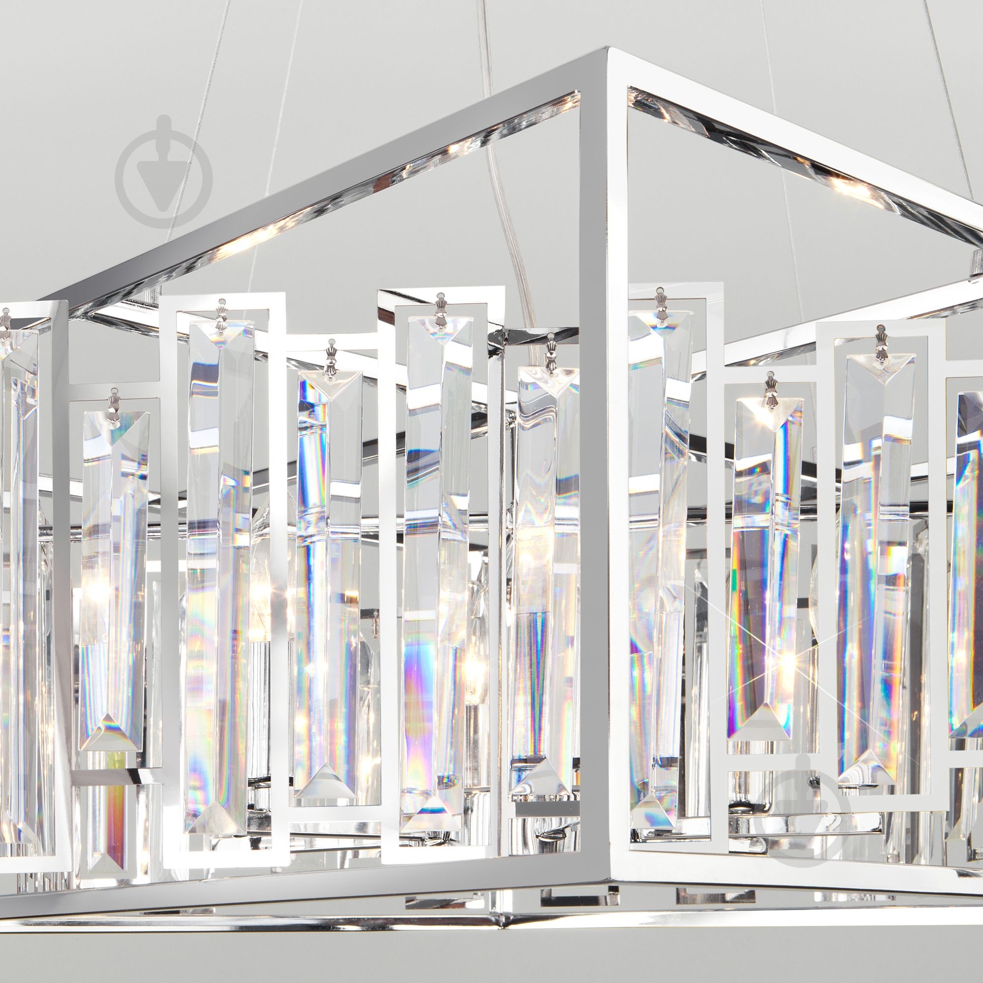 ВИТРИНА! Люстра подвесная Strotskis Cella 312/6 6x60 Вт E14 хром - фото 3