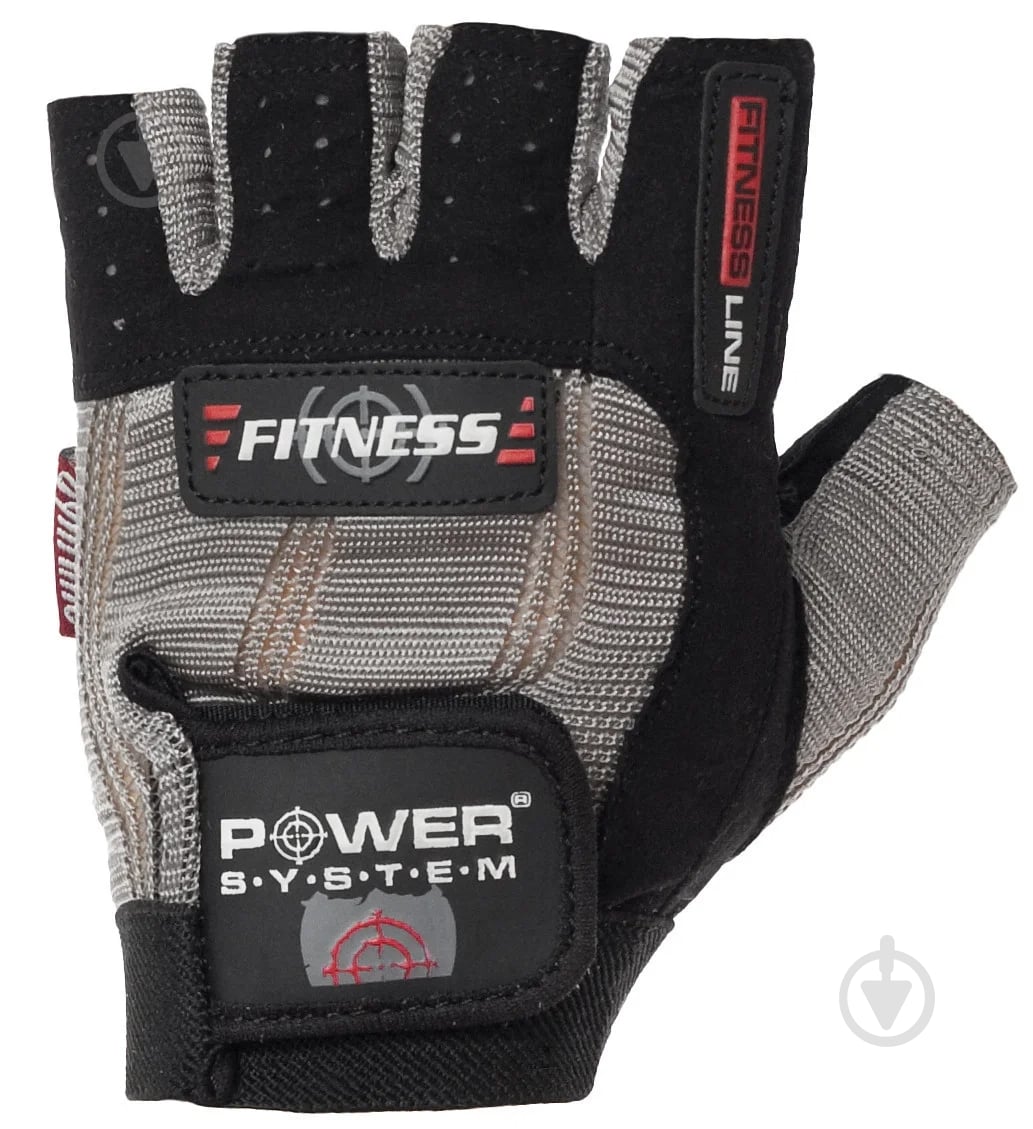 Перчатки для фитнеса Power System PS_2300E р. XL черный с серым - фото 2 Перчатки для фитнеса Power System PS_2300E р. XL черный с серым - фото 2