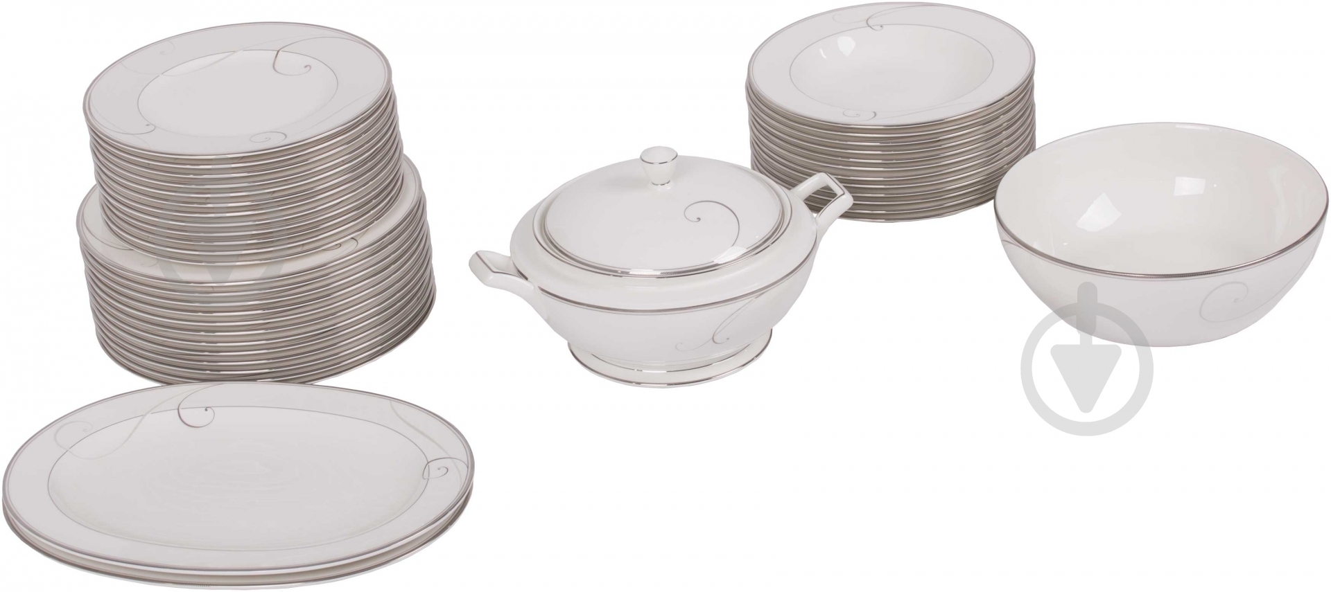 Сервіз столовий Noritake Platinum Wave 42 предмети на 12 персон - фото 7
