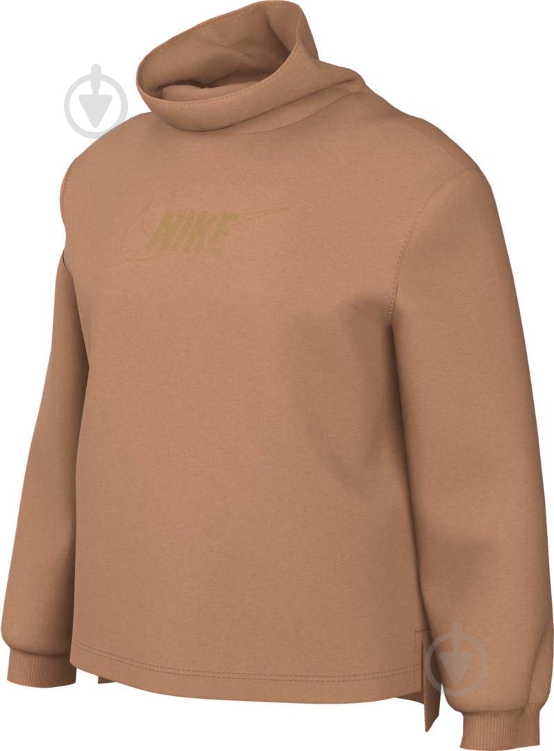 Джемпер Nike G NSW CLUB FLC FNL LS TOP SHNE FJ6160-225 р.M бежевий - фото 6