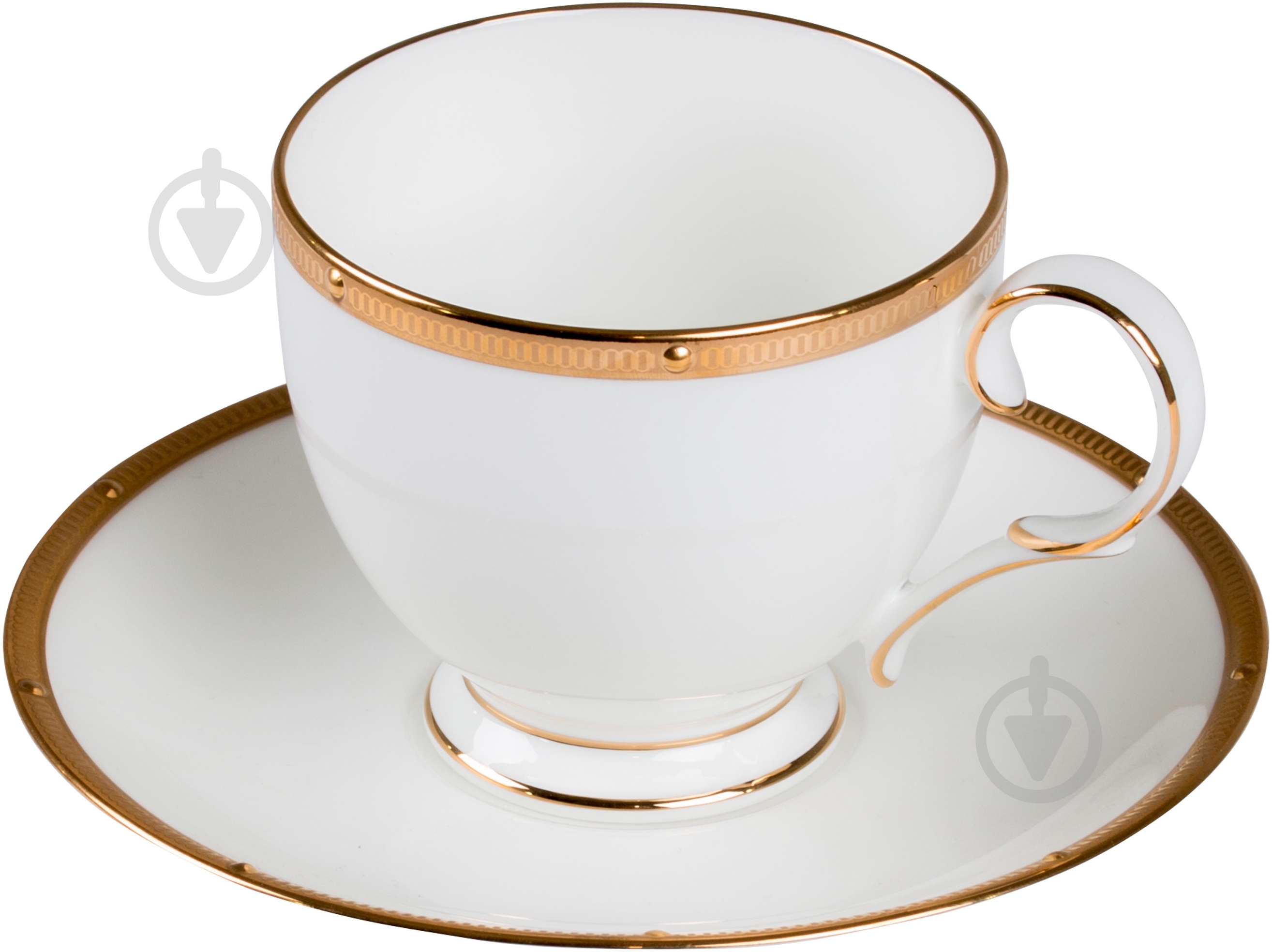 Чашка з блюдцем Noritake Rochelle Gold 250 мл 1030 - фото 2
