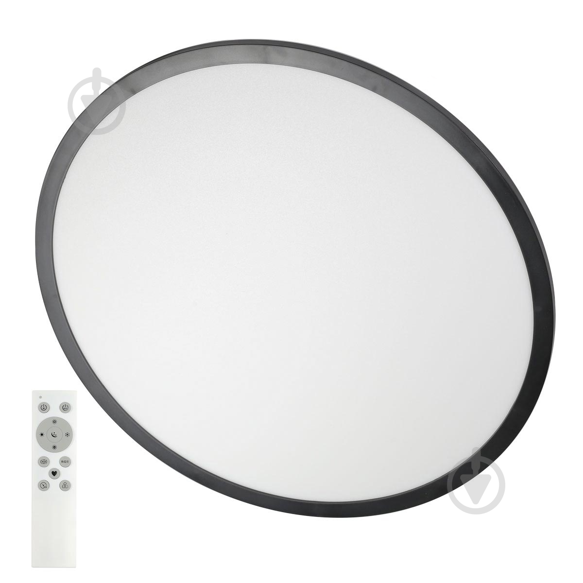 Світильник стельовий LIGHT SET LED SYNEVIR R500 45+4W 45 Вт чорний 4500 К - фото 1
