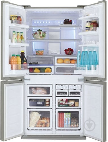 Холодильник Sharp SJFP760VBK - фото 2