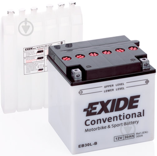 Акумулятор автомобільний EXIDE Excell 30Ah 12V (EB30L-B) - фото 1