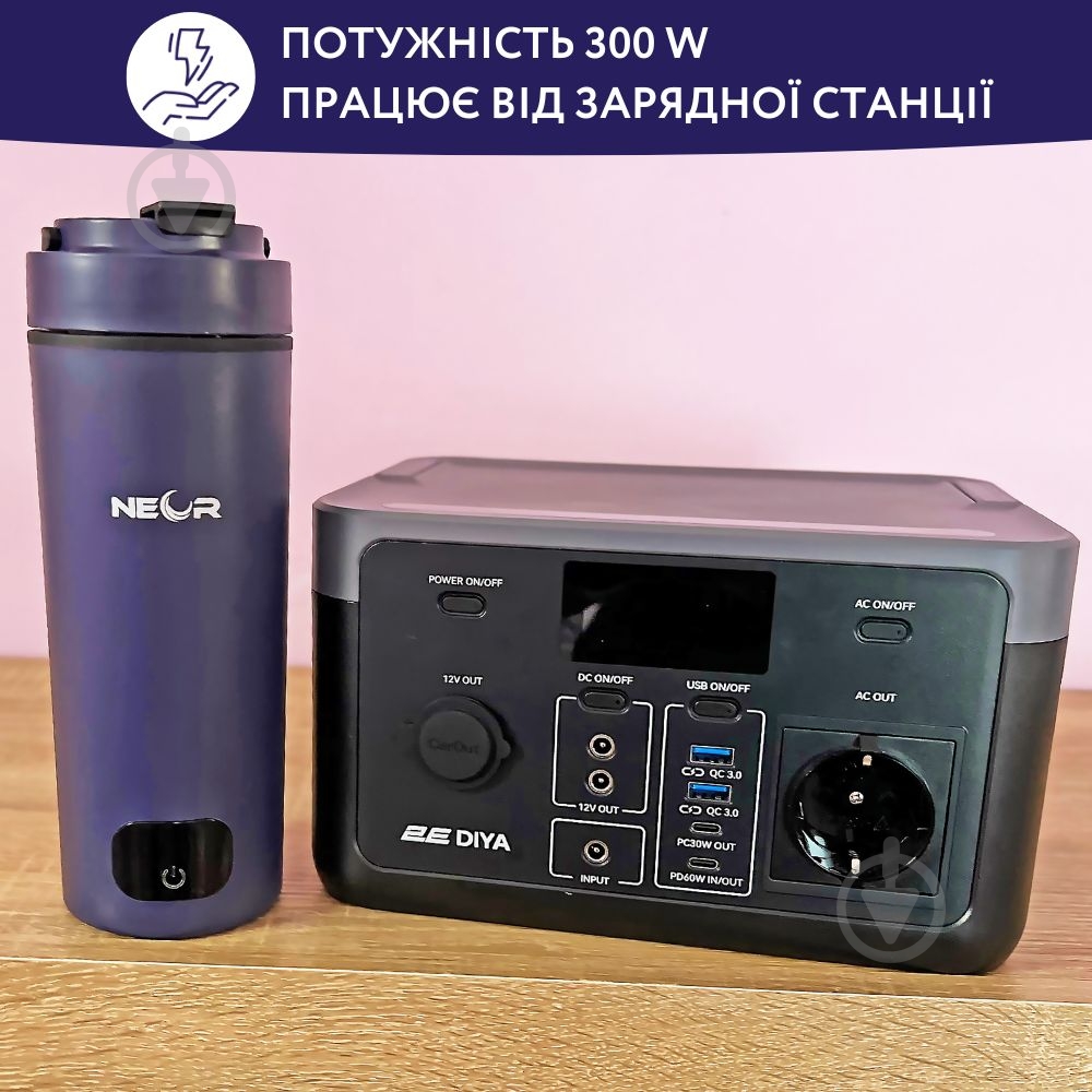 Термочашка NEOR с подогревом NEOR SMART HEAT 3.40 BL - фото 7