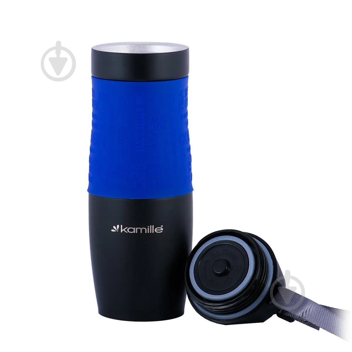 Термочашка Kamille KM-2067-BL 480 мл - фото 3 Термочашка Kamille KM-2067-BL 480 мл - фото 3