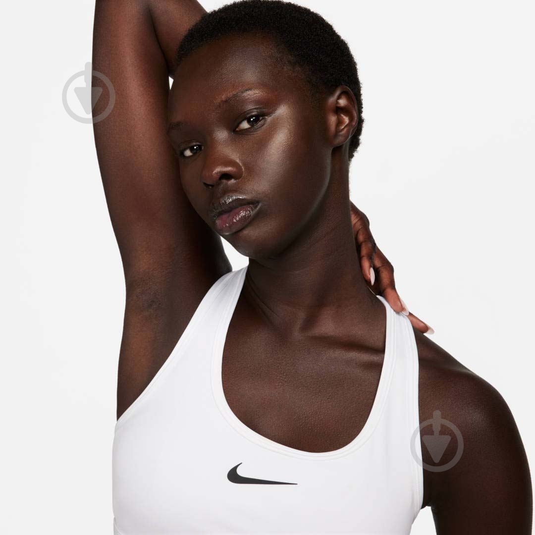 Бра Nike W NK SWSH MED SPT BRA DX6821-100 р.XS белый - фото 4 Бра Nike W NK SWSH MED SPT BRA DX6821-100 р.XS белый - фото 4