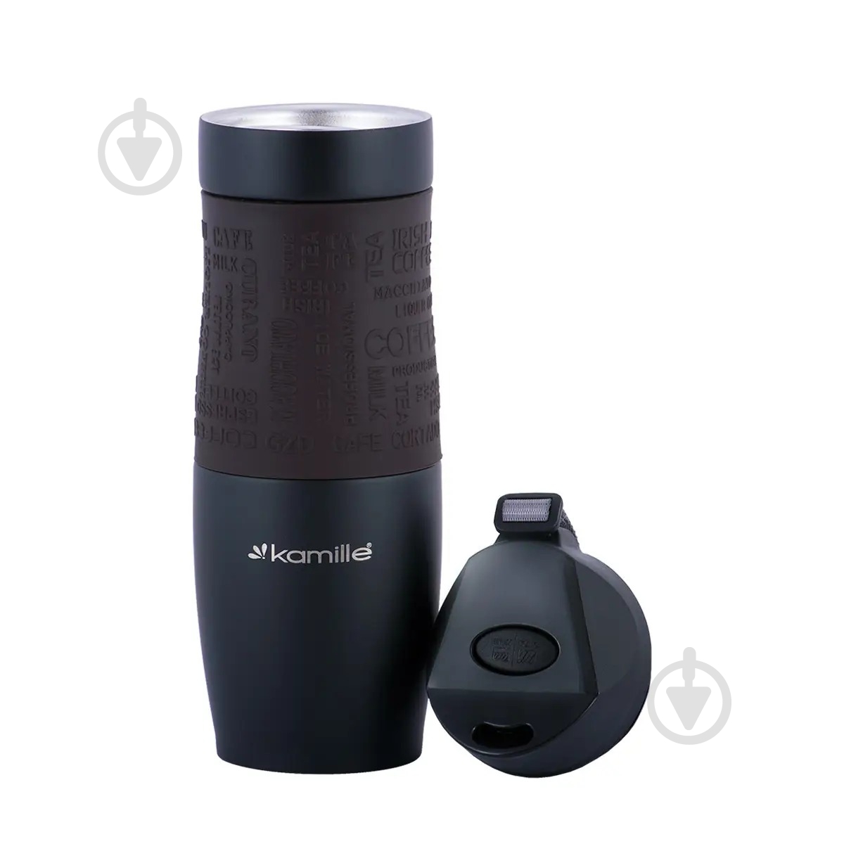 Термочашка Kamille KM-2067-BR 480 мл - фото 2