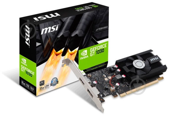 Відеокарта MSI GeForce GT 1030 Low Profile OC 2GB GDDR5 64bit (GT 1030 2G LP OC) - фото 5 Відеокарта MSI GeForce GT 1030 Low Profile OC 2GB GDDR5 64bit (GT 1030 2G LP OC) - фото 5