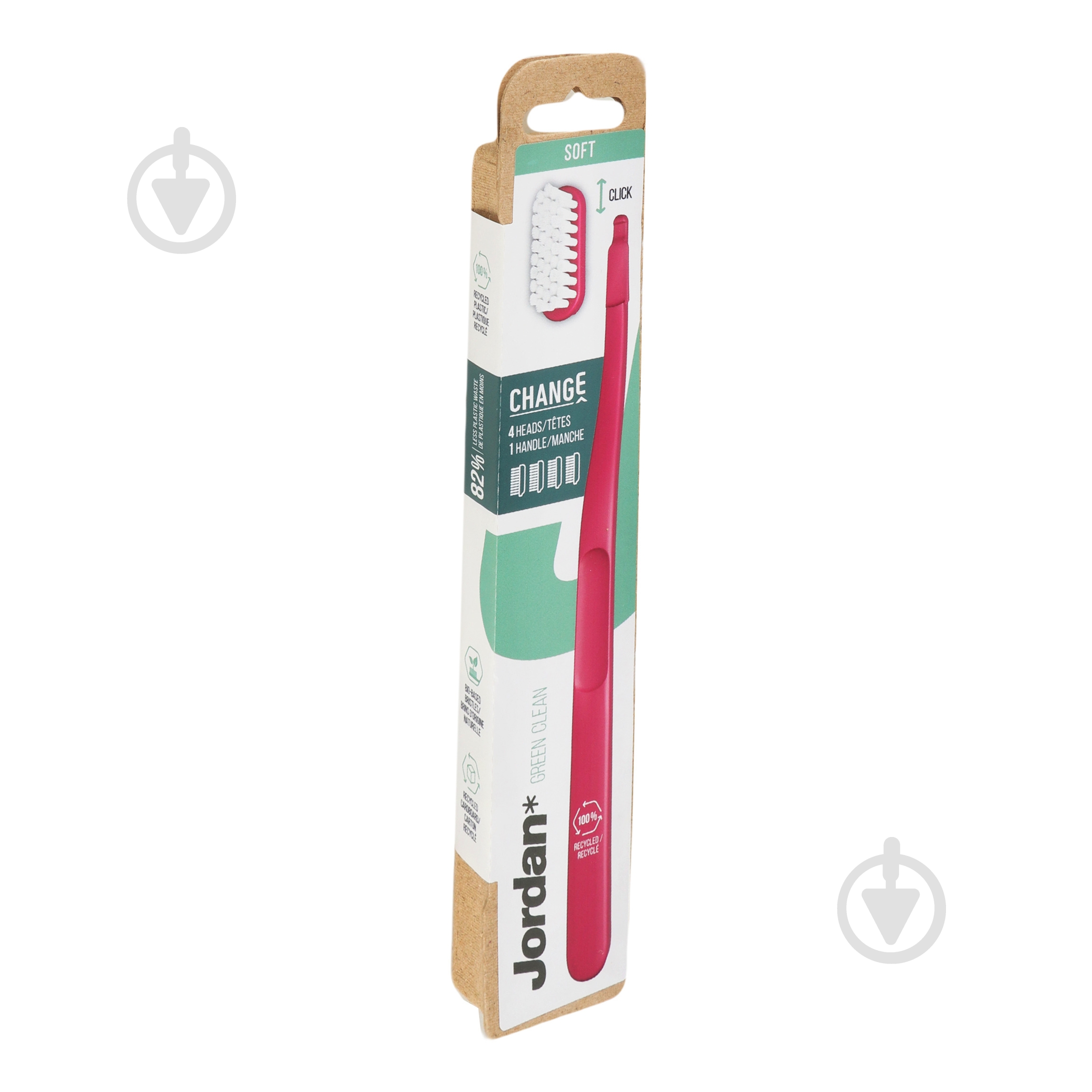 Звичайна Jordan* Change Green Clean Soft 4-head pack м'яка 1 шт. - фото 6