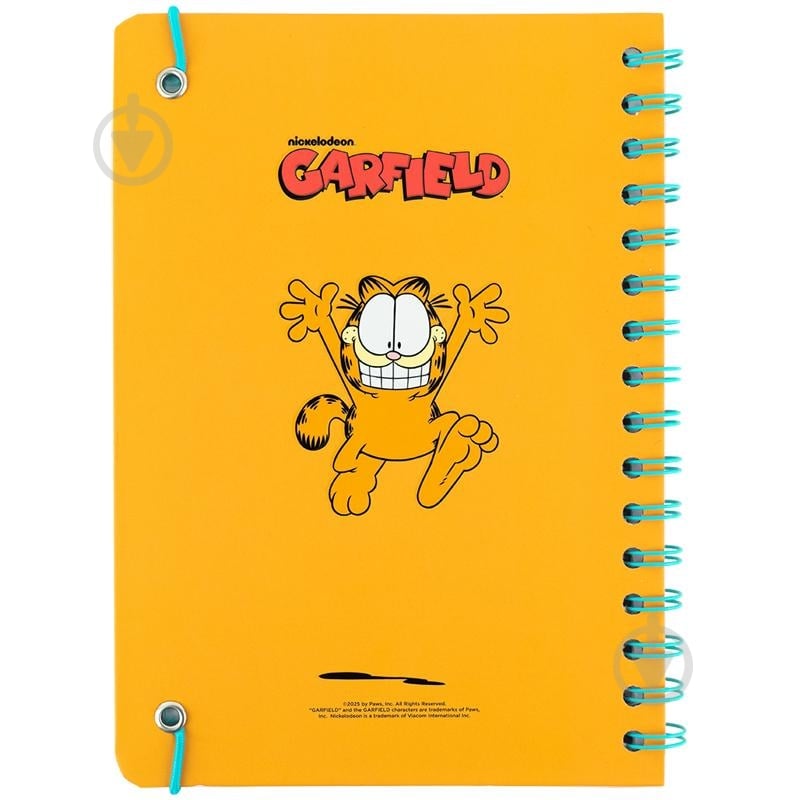 Блокнот KITE на спіралі А5 80 арк. клітинка Garfield GF25-190 - фото 3