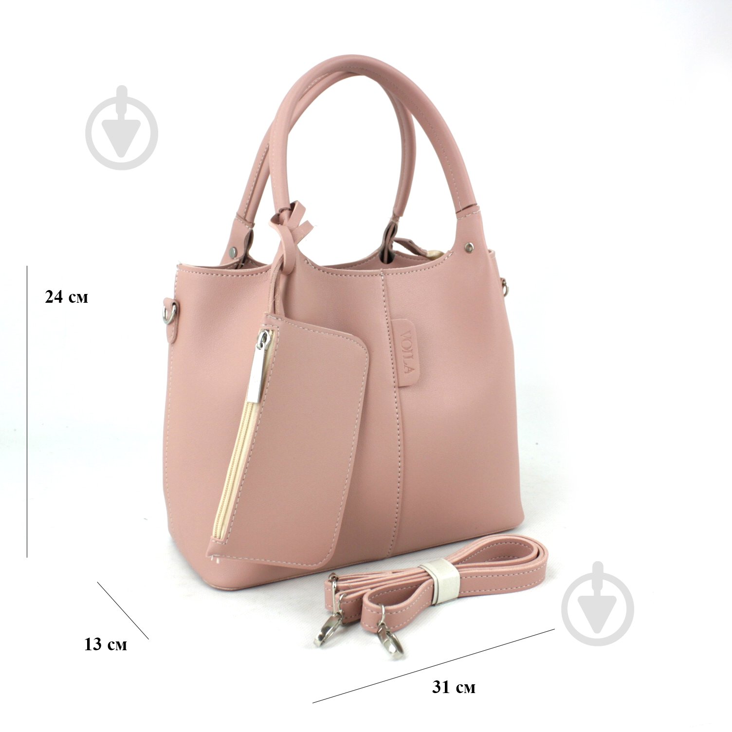 Сумка женская Wallaby 658.530 пудровый - фото 2