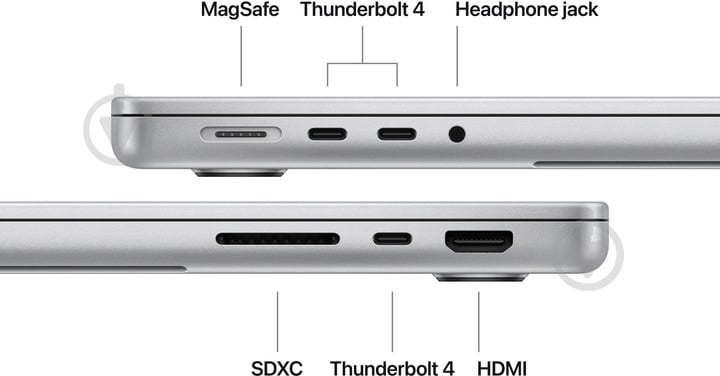 Ноутбук Apple MacBook Pro M5 16/512GB 2025 14" (MDE44UA/A) silver - фото 7