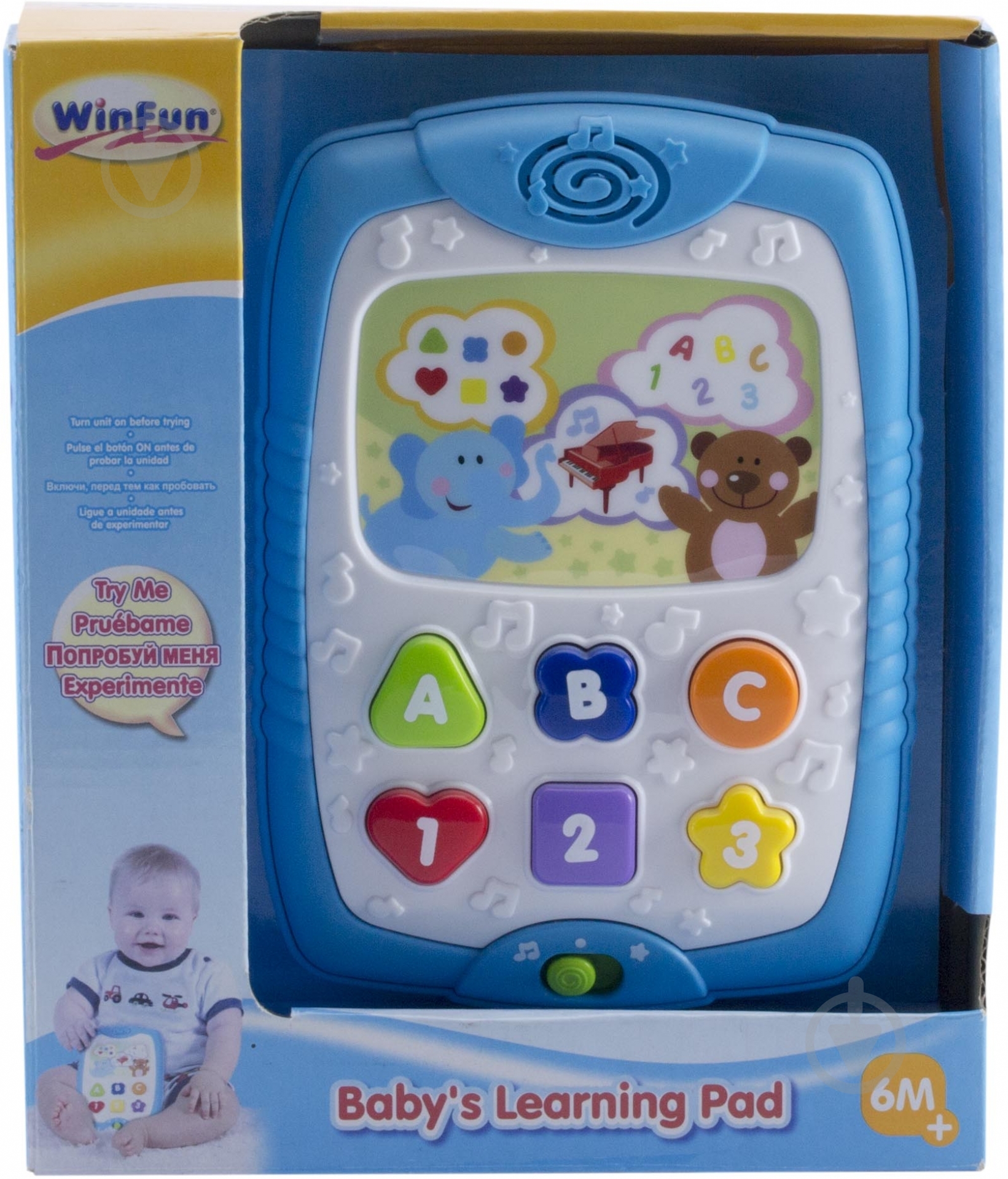 Игрушка развивающая Winfat Музыкальный планшет 0732-01 - фото 3