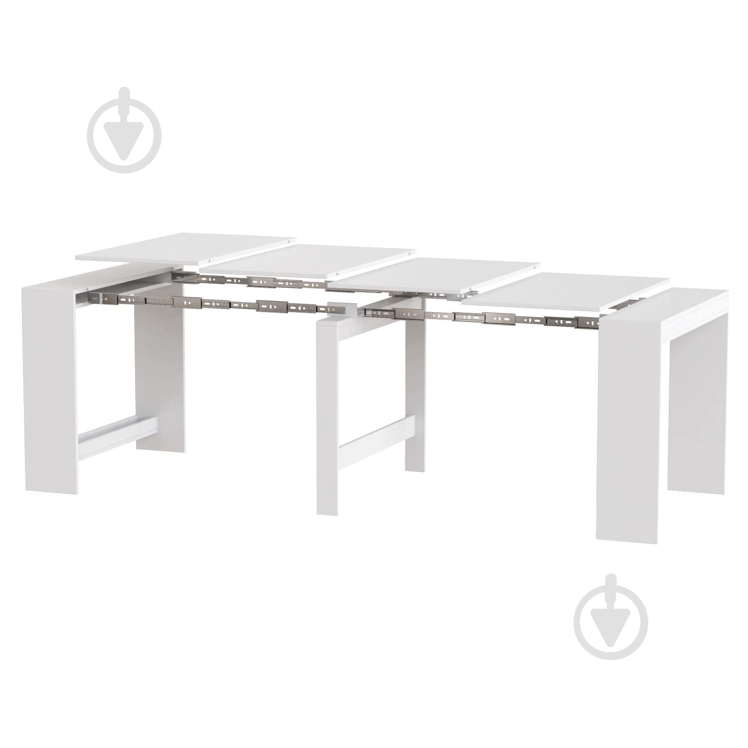 Стол-трансформер ART IN HEAD Снэйк 430(2400)x900x750мм белый/белый - фото 1