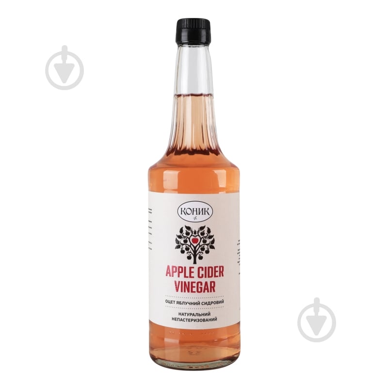 Оцет яблучний Україна 6% сидровий натуральний непастеризований 700 мл - фото 1