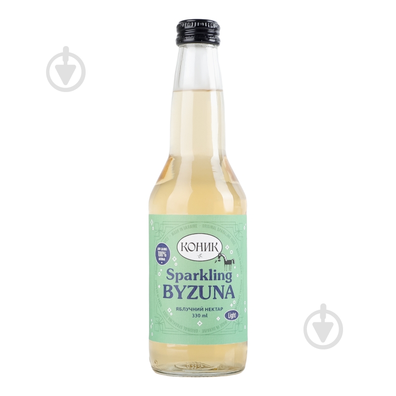 Нектар КОНИК яблучний Sparkling byzuna 0,33 л - фото 1 Нектар КОНИК яблучний Sparkling byzuna 0,33 л - фото 1