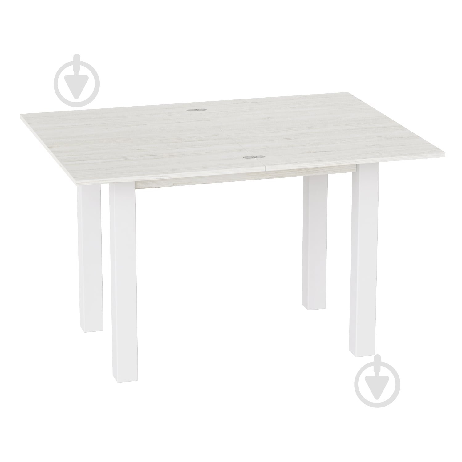 Стол-трансформер ART IN HEAD Фаст 600(1200)x900x750мм артвуд светлый/белый - фото 2