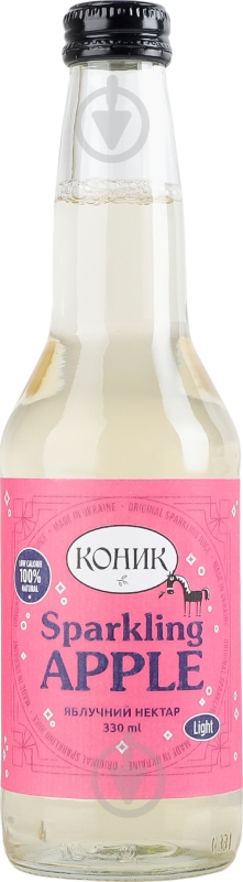Нектар КОНИК яблучний Sparkling apple 0,33 л - фото 2 Нектар КОНИК яблучний Sparkling apple 0,33 л - фото 2