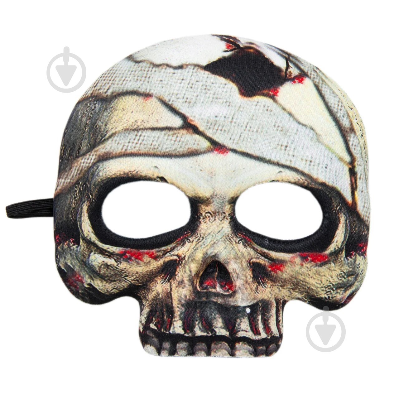 Маска карнавальная Девилон Череп, 16х18 см серый - фото 1 Маска карнавальная Девилон Череп, 16х18 см серый - фото 1