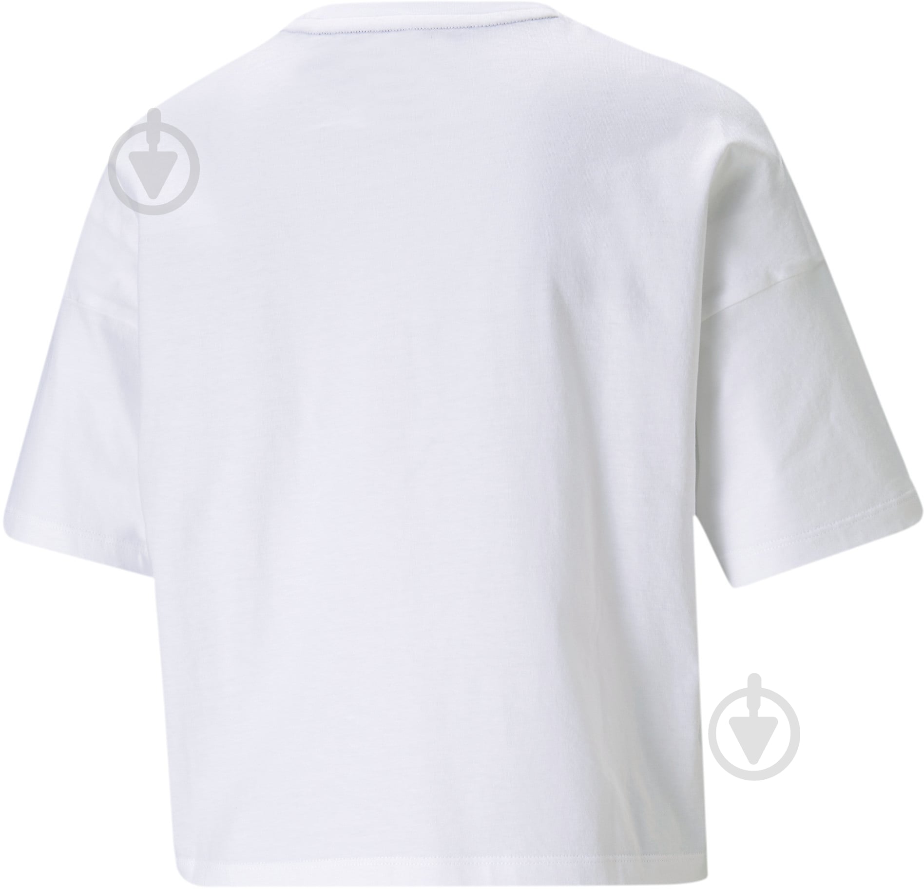 Футболка Puma ESS Cropped Logo Tee 58686602 р.S белый - фото 3