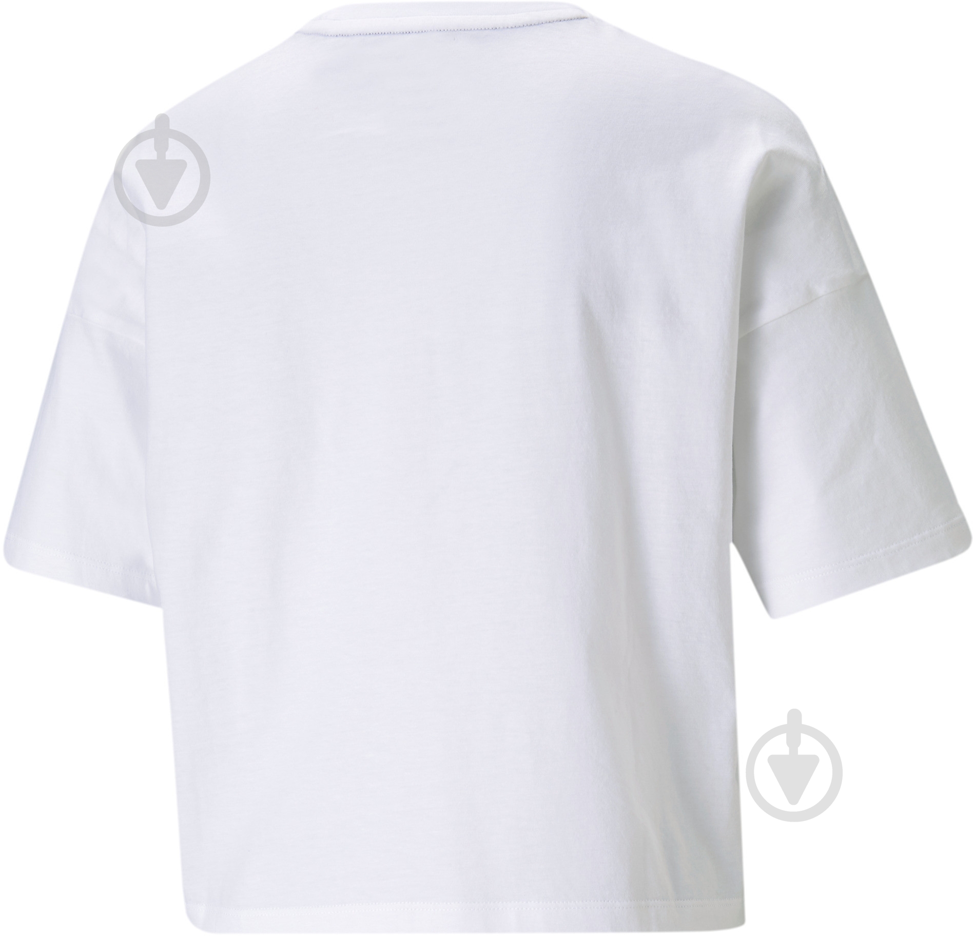 Футболка Puma ESS Cropped Logo Tee 58686602 р.M белый - фото 3