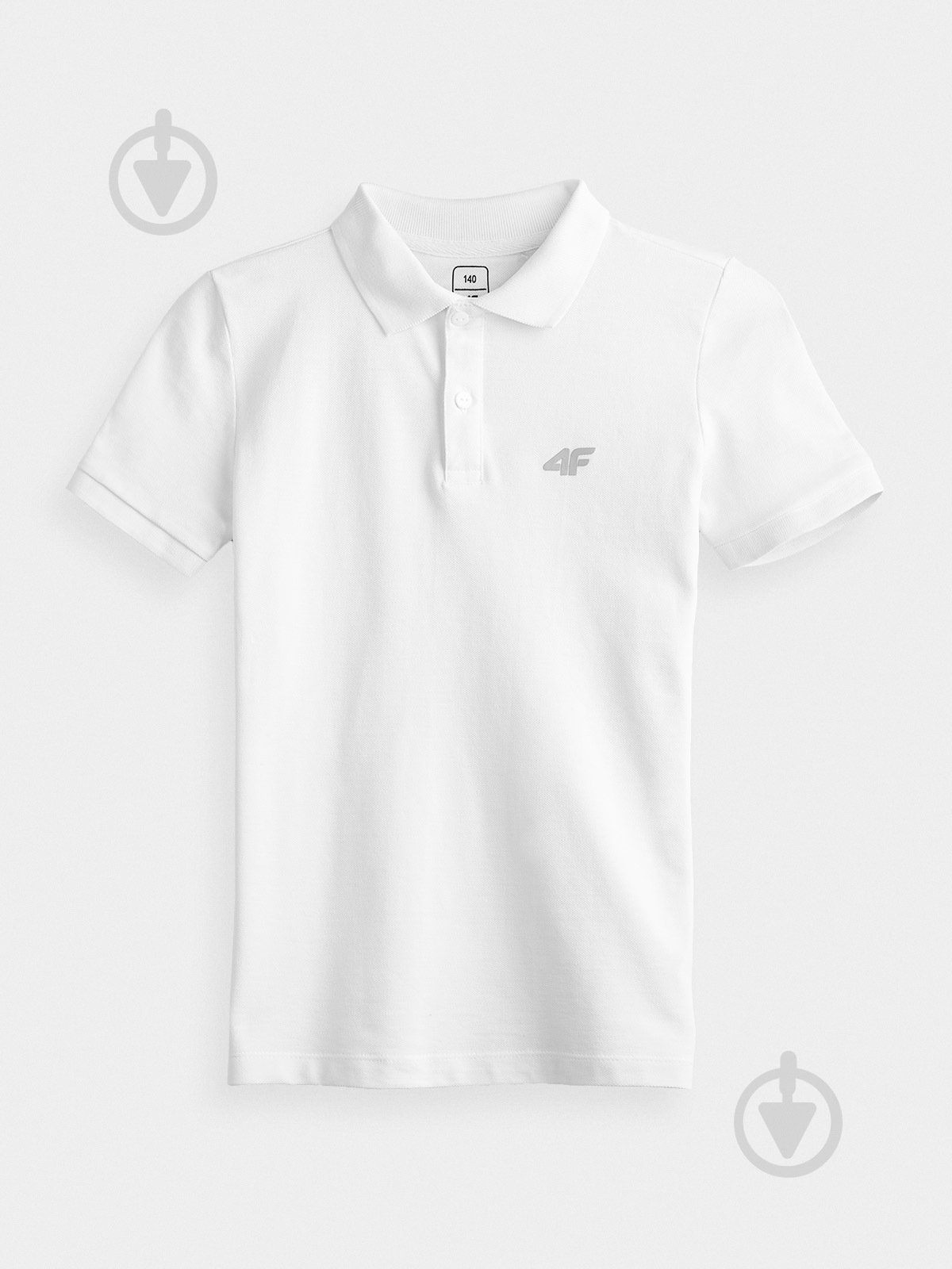 Поло 4F NOSDJ-JTSM230-10S р.152 белый - фото 1