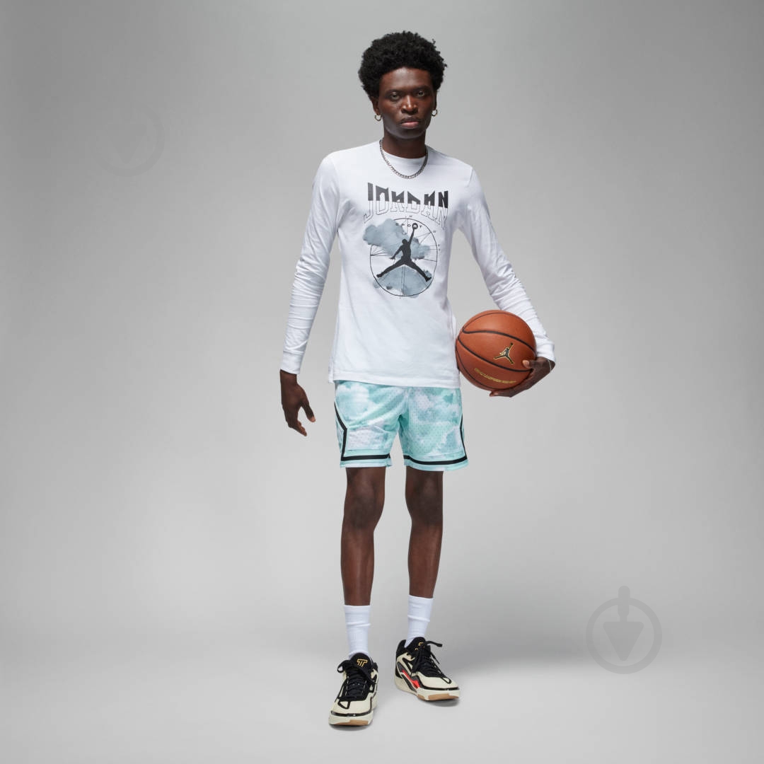 ymd꙳★*゜ ᐉ Футболка Jordan M J SPRT LS GFX CREW FD7004-100 р.S белый