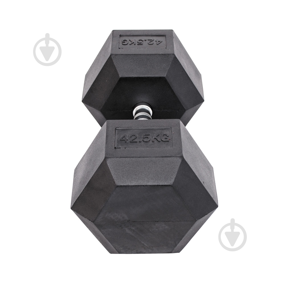 Гантель InterAtletika MD2102-42.5 гексагональная черный - фото 3 Гантель InterAtletika MD2102-42.5 гексагональная черный - фото 3