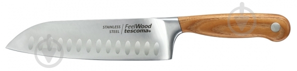 Нож сантоку Tescoma Feelwood 17 см 884826 - фото 1