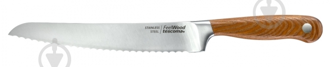 Нож для хлеба Tescoma Feelwood 21 см 884832 - фото 1